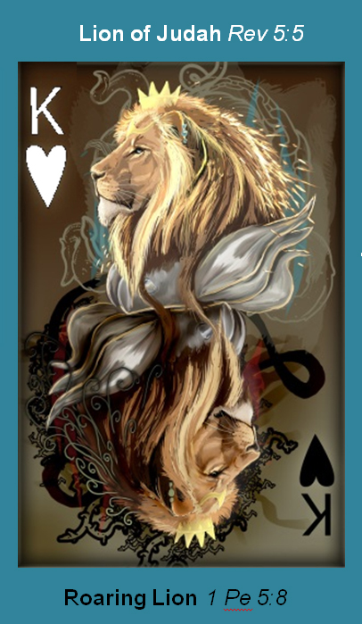 roaring lion card